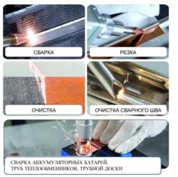 Оптоволоконный аппарат лазерной сварки, резки, очистки 5в1 IMC-HW1500