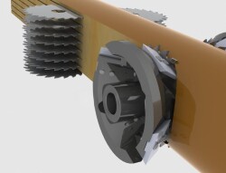 Фрезерно-пильный станок для тонкомера UFP-260 / UFP-260М