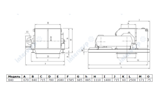 Дробилка для коры HBS 840