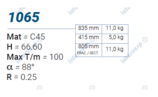 1065 Пуансон 88° AMADA PROMECAM STYLE