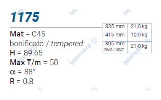 1175 Пуансон 88° AMADA PROMECAM STYLE