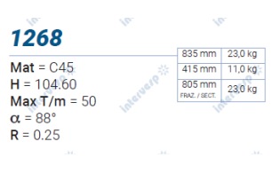 1268 Пуансон 88° AMADA PROMECAM STYLE