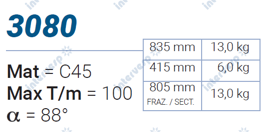 3080 Матрица 88° AMADA PROMECAM STYLE