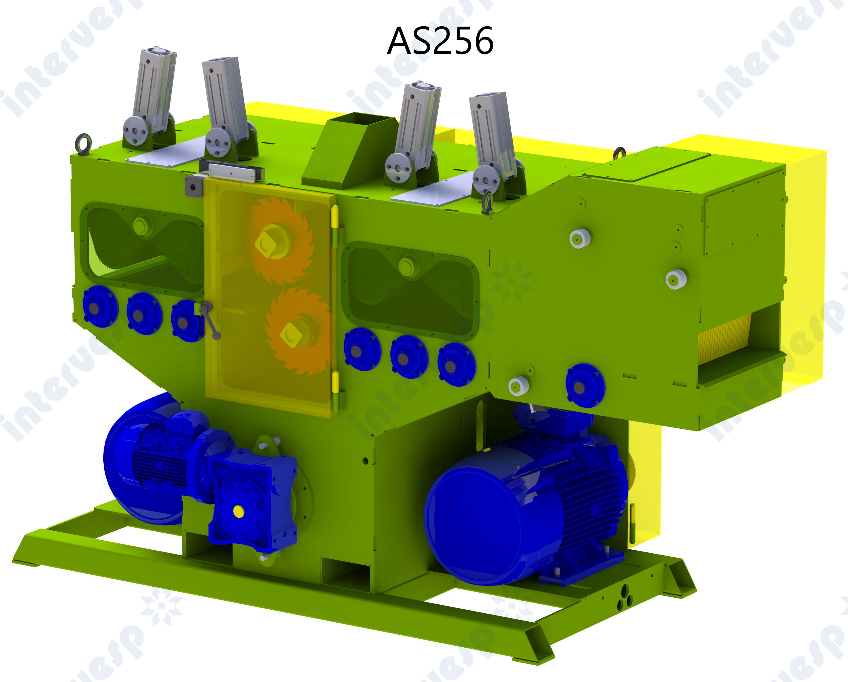 Многопильный круглопильный станок AS256