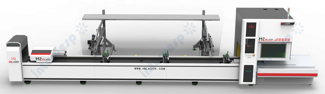 Станок лазерной резки труб и профилей с полуавтоматической подачей детали JQ FLT6020M2