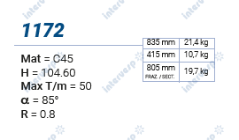 1172 Пуансон 85° AMADA PROMECAM STYLY