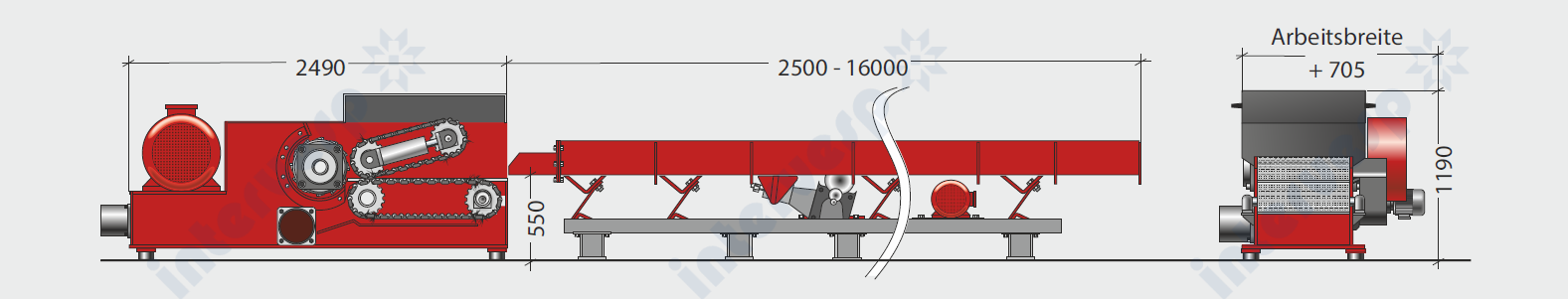 Горизонтальный шредер RHZ 800 plus S