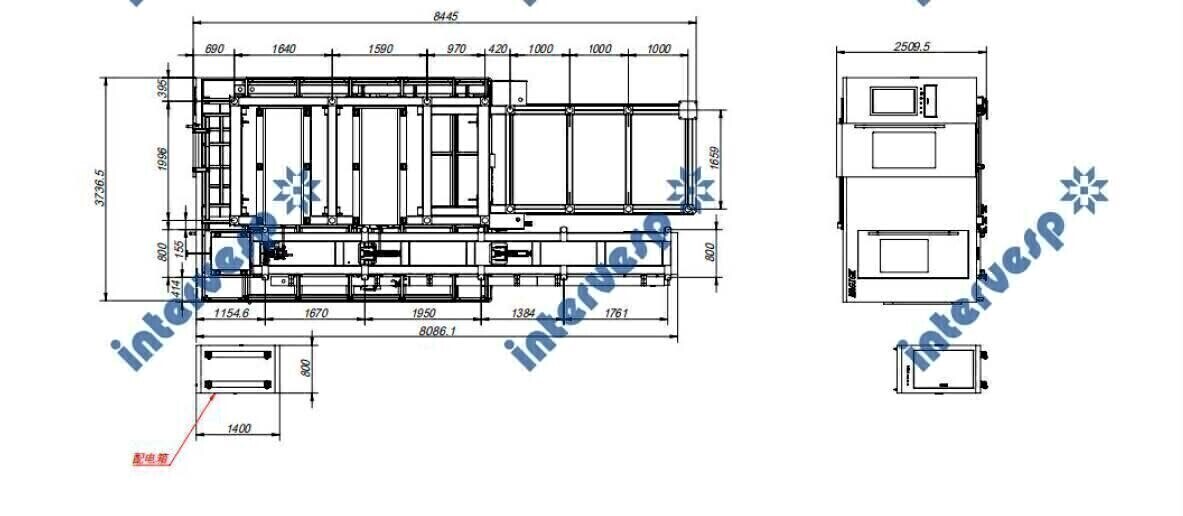 Станок лазерной резки листового металла и труб с кабинетной защитой и сменным столом IMC-3015CT