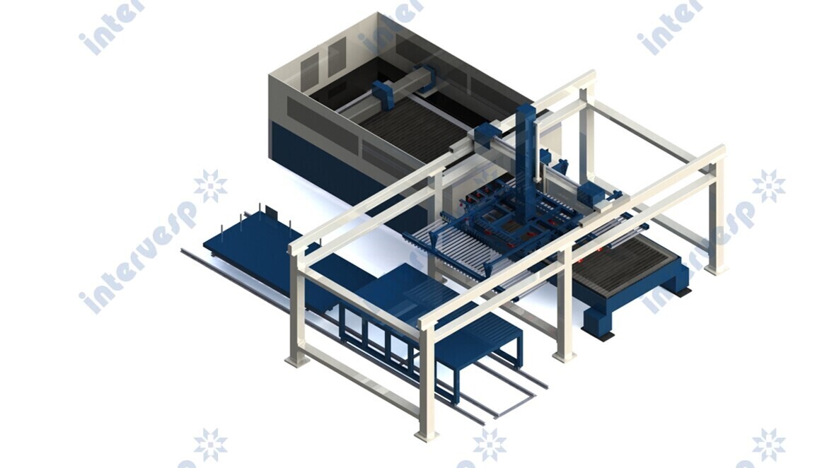 Автоматическая загрузка и выгрузка листа 400 кг 3000*1500 в пределах 12 мм RTF400-3015