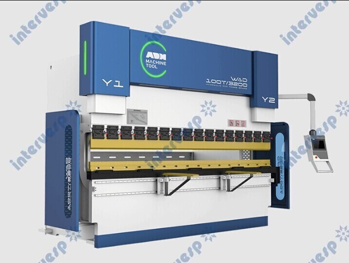 Листогиб гидравлический серии WAD с ЧПУ Delem WAD-135T/3200 4+1 оси