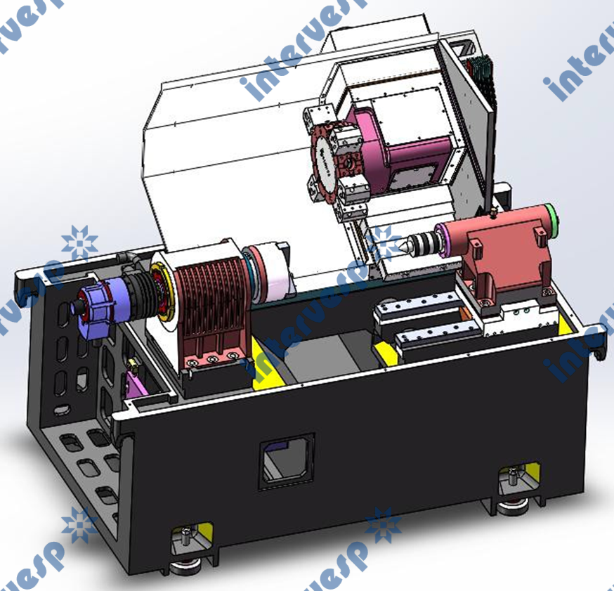 Токарный станок с ЧПУ модели TD-30W TD-40W