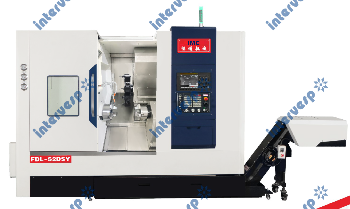 Токарно-фрезерный станок с двумя шпинделями и осью Y модель IMC FDL-46DSY