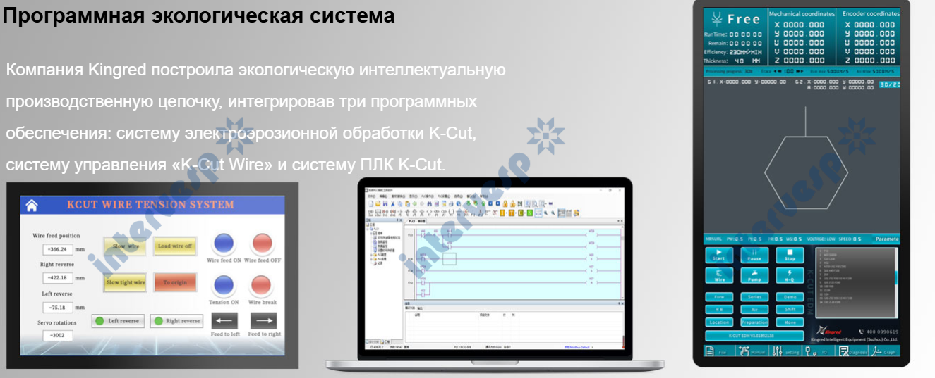 Электроэрозионный проволочно-вырезной станок с ЧПУ KD600LY