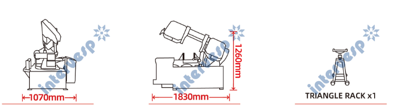 Полуавтоматический ленточнопильный станок PX-28/34S