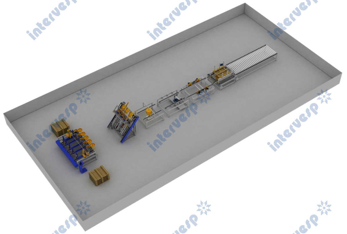 Линия для производства поддонов №1 (ручная)