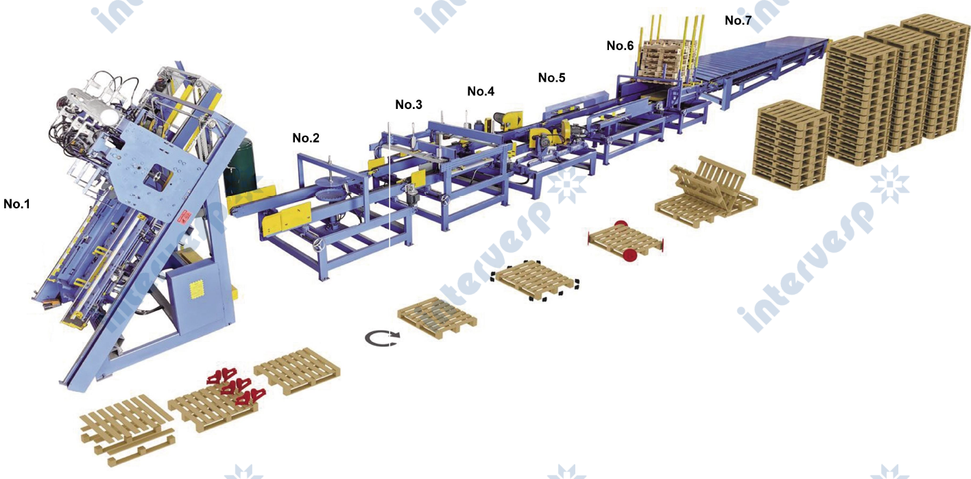 Линия для производства поддонов №2 (ручная)