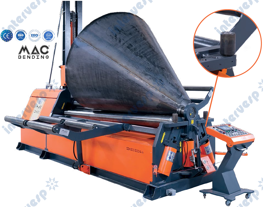 4-валковый гидравлический листогибочный станок с SBM 220_255x2600 NC