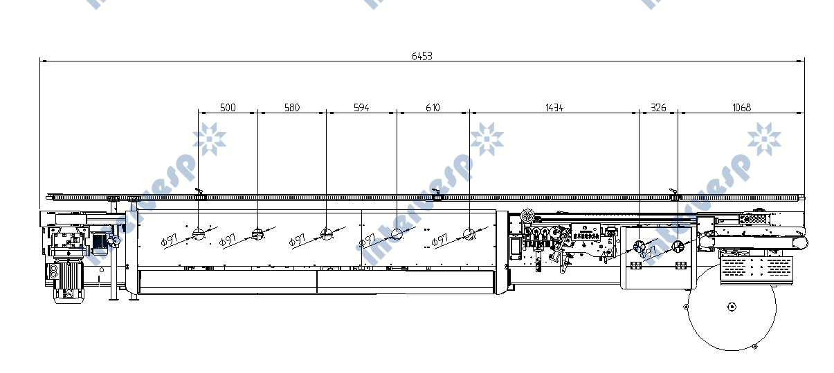 Автоматический кромкооблицовочный станок HD771J (SERVO)