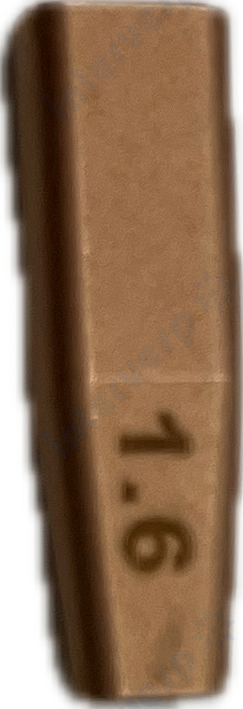 Наконечник под двойную проволоку 1.6 (1.2, 1.0, 0.8)