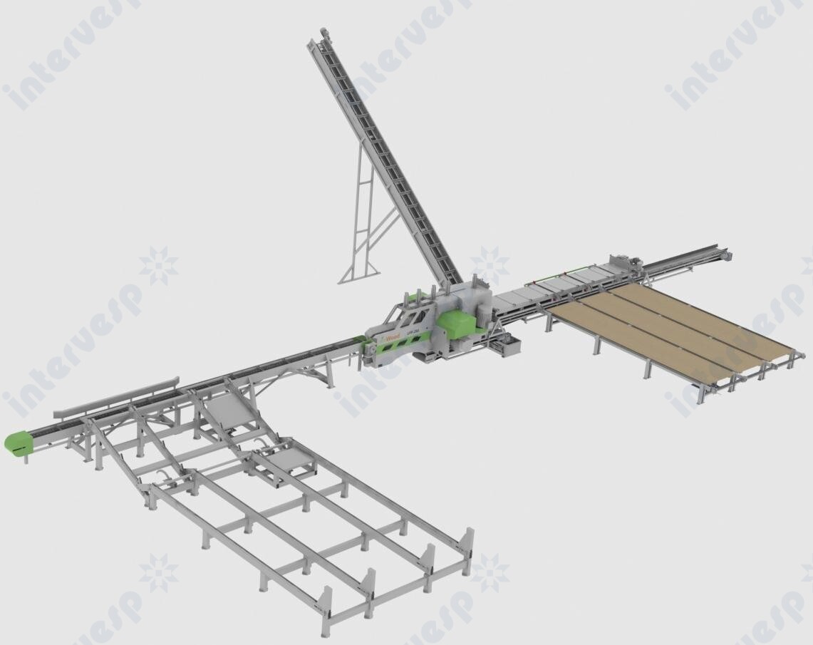 Фрезерно-пильный станок для тонкомера UFP-260 / UFP-260М