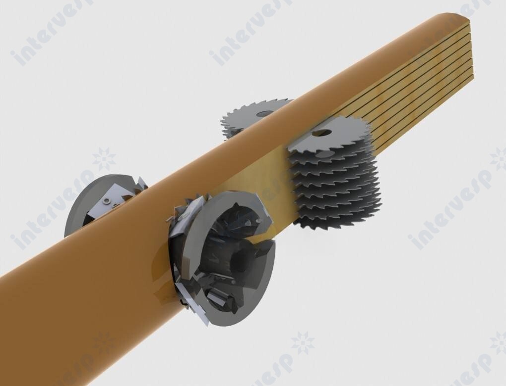 Фрезерно-пильный станок для тонкомера UFP-260 / UFP-260М