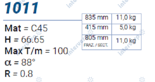 1011 Пуансон 88° AMADA PROMECAM STYLE