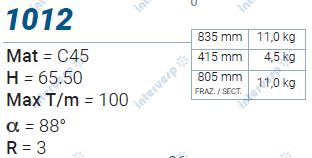 1012 Пуансон 88° AMADA PROMECAM STYLE