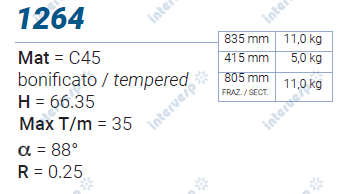 1264 Пуансон 88° AMADA PROMECAM STYLE