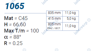 1065 Пуансон 88° AMADA PROMECAM STYLE