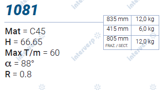 1081 Пуансон 88° AMADA PROMECAM STYLE