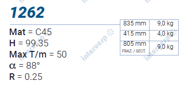 1262 Пуансон 88° AMADA PROMECAM STYLE