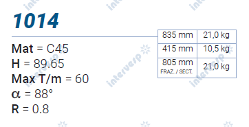 1014 Пуансон 88° AMADA PROMECAM STYLE