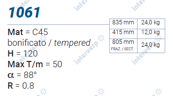 1061 Пуансон 88° AMADA PROMECAM STYLE