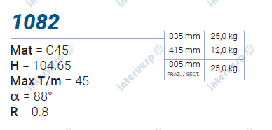 1082 Пуансон 88° AMADA PROMECAM STYLE