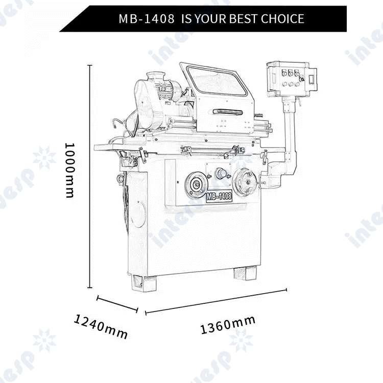 Универсальный круглошлифовальный станок M1408x300